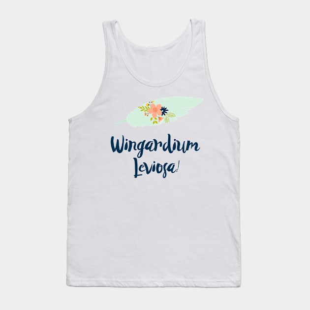 Wingardium Leviosa Tank Top by literarylifestylecompany